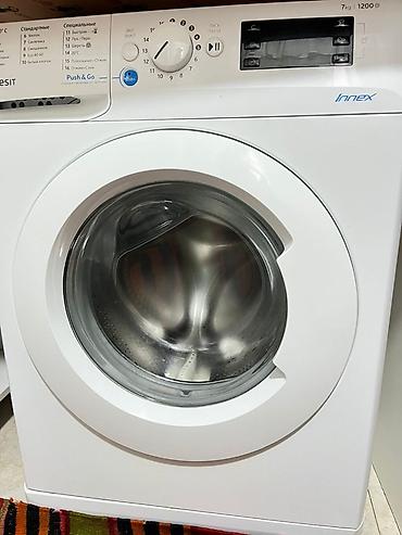 avto elektirik: Paltaryuyan maşın Indesit, 7 kq, Təmirə ehtiyacı var, Avtomat, Qurutmasız, Ünvandan götürmə — 2