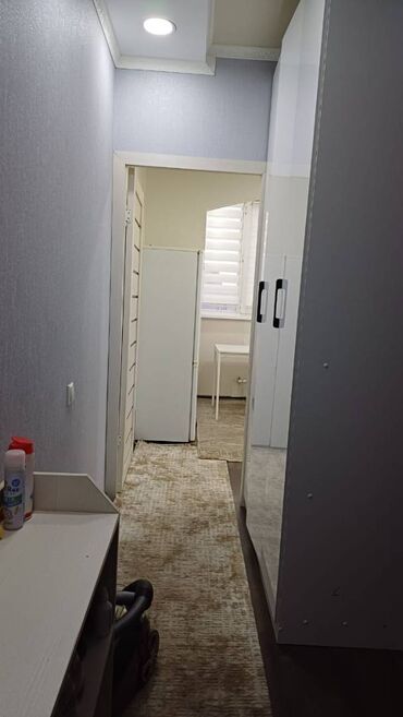 сдаю 1 комнатную квартиру кок жар: 1 комната, 45 м², 107 серия, 9 этаж, Евроремонт