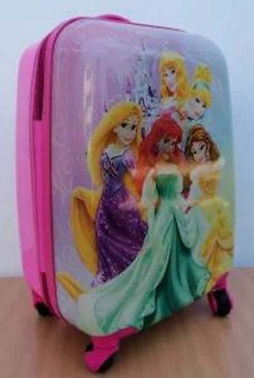 Rančevi, torbe i koferi: Dečiji set kofera sa motivima princeza - Set od 3 dela: tvrdi kofer — 28