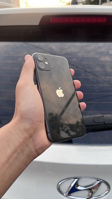 apple airtag: IPhone 11, 64 GB, Qara, Simsiz şarj, Face ID, Sənədlərlə — 1