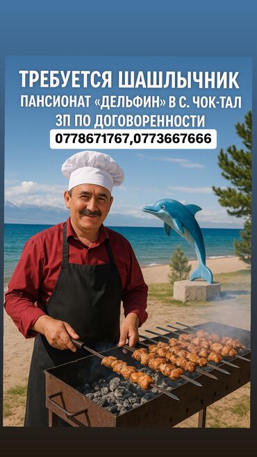 ищу работу тандыршик: Требуется шашлычник в кафе,пансионат Дельфин,с.Чок-Тал