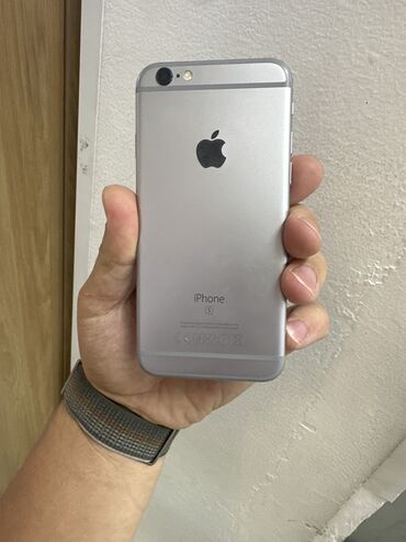 купить айфон 5 64 гб: IPhone 6s, Колдонулган, 64 ГБ, Кара, 77 %