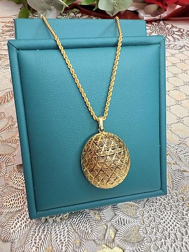 Zərgərlik əşyaları: Boyunbağı, Sarı qızıl, 585 Əyar, 3900 g — 2