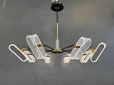 Led çilçıraqlar: Led Çılçıraq, 4 və daha çox lampa, Metal — 1