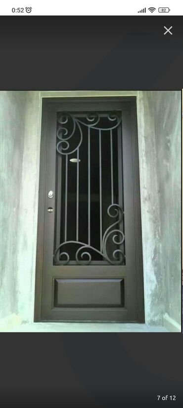 Giriş qapıları: Ofis üçün Yeni Giriş qapısı Zamok ilə, Pulsuz quraşdırma, Ünvandan götürmə, Pulsuz çatdırılma, Ödənişli çatdırılma — 38