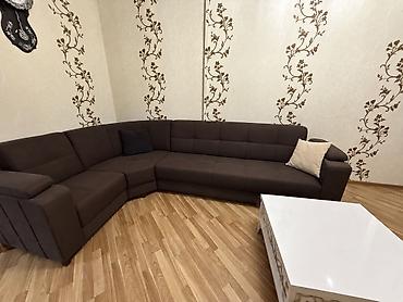 Künc divan – qəhvəyi rəng, geniş L‑şəkilli dizayn - Müasir, rahat lalafo.az -da Künc divan – qəhvəyi rəng, geniş L‑şəkilli dizayn - Müasir, rahat