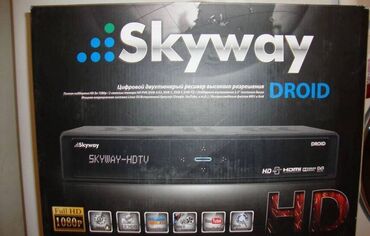 TV antenlər və qəbuledicilər: Спутниковый ресивер Skyway Droid Linux OS