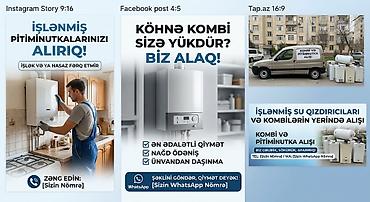 kombi 2 ci el: İşlənmiş Kombi və Pitiminutka Alınır! ⚡ Evinizdə istifadə — 1