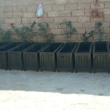 Bitkilər üçün dibçəklər: ###Taxta dibcəklər dekorativ ağaclar və güllər üçün istənilən ölçüdə — 7