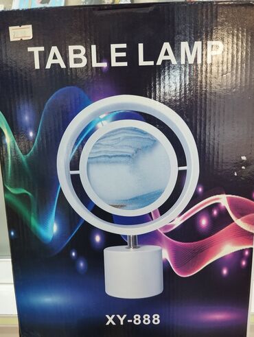 Stol lampaları: XY-888 modelində, dairəvi formalı, ağ rəngli masa lampası. İçərisində lalafo.az -da Stol lampaları: XY-888 modelində, dairəvi formalı, ağ rəngli masa lampası. İçərisində