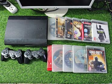 сони плестейшн 5: Sony Playstation 3 Super slim 500gb 2 джойстик внутри  много игры