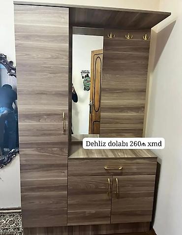 restoran mebel: Dehliz dolabı – funksional və gözoxşayan dizayn. - Material: ağac — 1