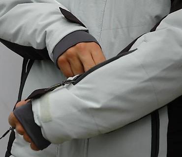 Zimske jakne: Muška zimska jakna sa kapuljačom - Boja: svetlosiva sa crnim — 10