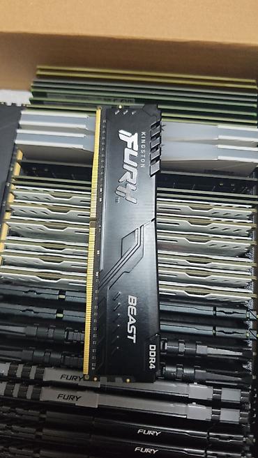 Оперативная память (RAM) для ПК: Оперативная память (RAM) для ПК, Новый, Kingston Fury, 16 ГБ, DDR4, 3200 МГц — 2