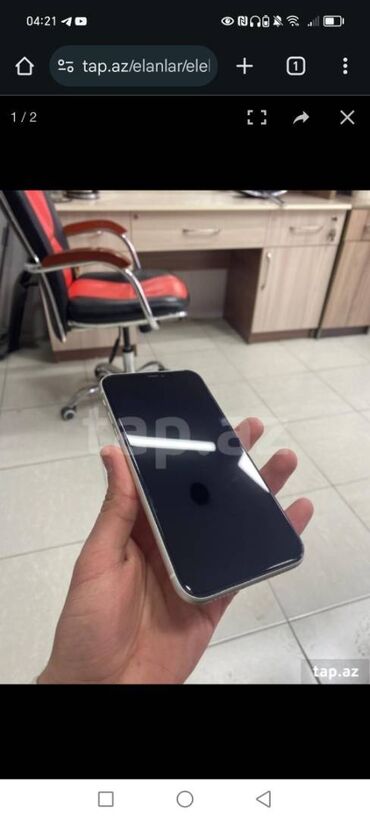 Apple iPhone: IPhone 11, 64 GB, Blue Titanium, Barmaq izi