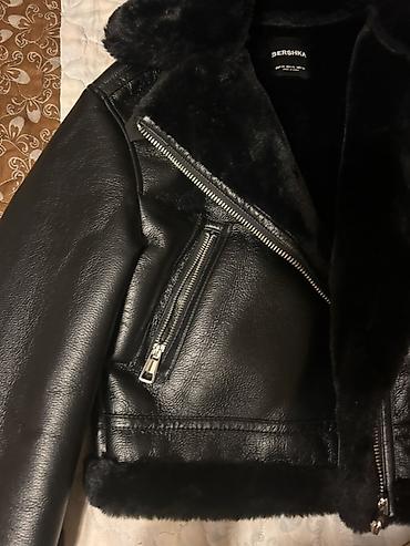 deri kurtka: Dəri kurtka, Bershka, XS — 3