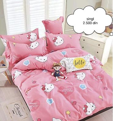 Posteljina: 🩷Singl posteljine🩷 🩵Čaršaf-160*220 🩷Jorganska navlaka-140*200 — 19