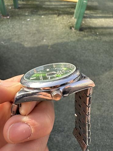 Классические часы: Наручные часы с зеленым циферблатом в стиле Rolex Oyster Perpetual — 5