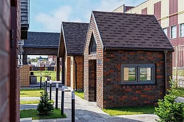крыша в кредит: Фасадные и кровельные решения из клинкерного кирпича и облицовочных — 7