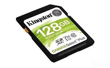 Memorijske kartice za kamere: Kingston Canvas Select Plus SDXC memorijska kartica – 128 GB - — 9