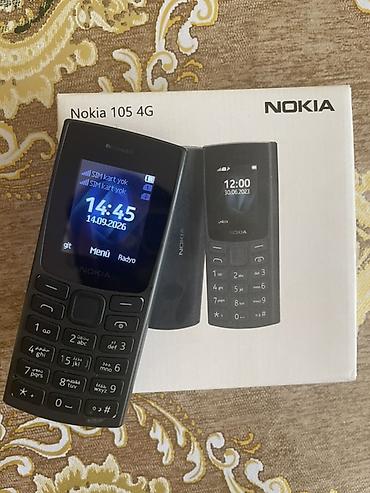korpuslar: Nokia 105 4G, 2 GB, rəng - Qara, Düyməli — 1