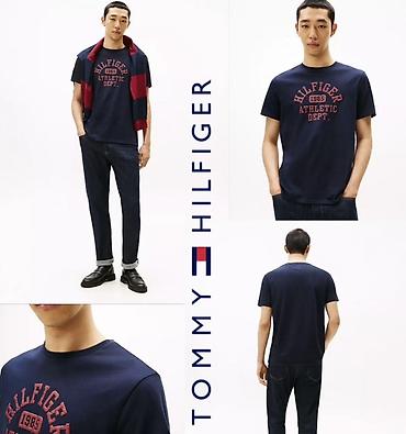 top: Мужская футболка, S, M, Tommy Hilfiger, Новый, цвет - Синий — 3