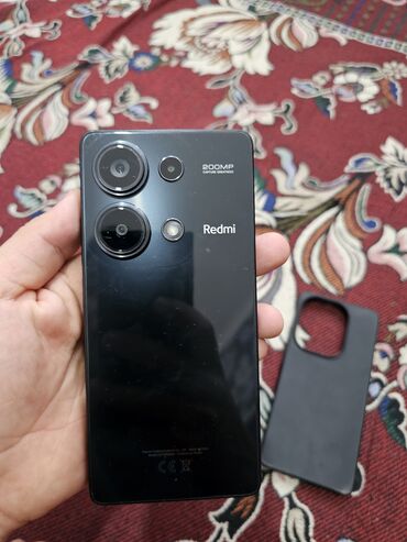 телефоны на 5000: Redmi, Redmi Note 13 Pro, Колдонулган, 256 ГБ, түсү - Кара, 2 SIM