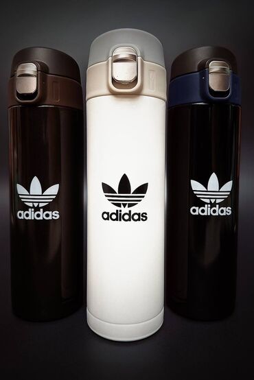 Термокружка-термос с логотипом бренда (Adidas / Fila / Puma / Nike) -