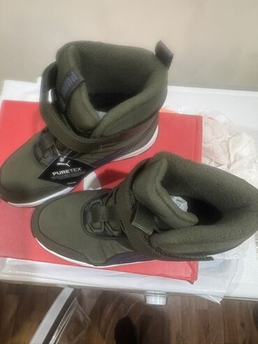 детские военные формы: Детские зимние ботинки PUMA PURETEX. - Мембранная технология PURETEX