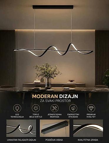 mini ogradice: Moderni LED viseći luster – spoj elegancije i tehnologije Unesite dozu — 3