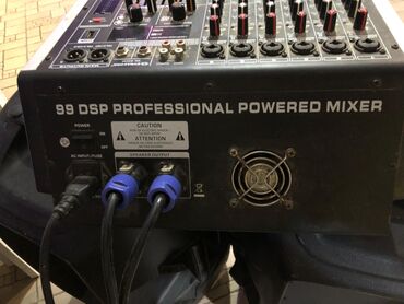 Çəngəllər: 99 DSP Professional Powered Mixer, səsyazma studiyaları, canlı