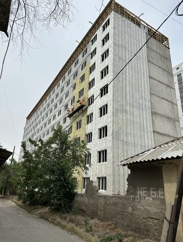 недостроенные дома в бишкеке: 1 комната, 69 м², Элитка, 8 этаж, ПСО (под самоотделку)