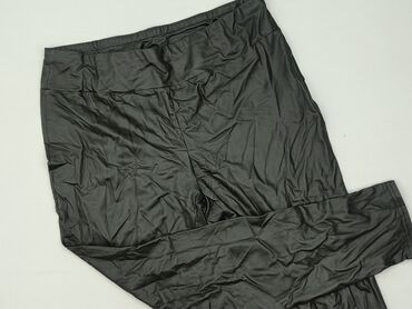 legginsy krótkie push up: Legginsy Ze skóry ekologicznej damskie, rozmiar 2XL