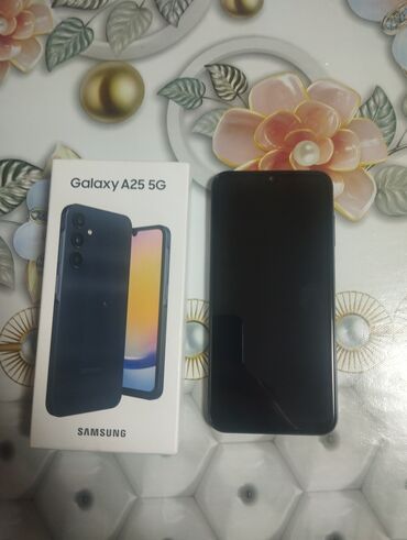 телефон флай 241: Samsung Galaxy A25, 128 GB, rəng - Göy, Barmaq izi, Face ID