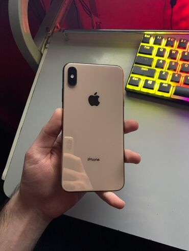 Apple iPhone: IPhone Xs Max, 64 GB, Qızılı, Face ID