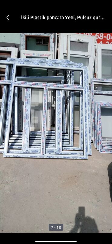 Plastik pəncərələr: Plastik qapı pəncərə,cam balkon,duş kabina,dolablar,kombi — 2