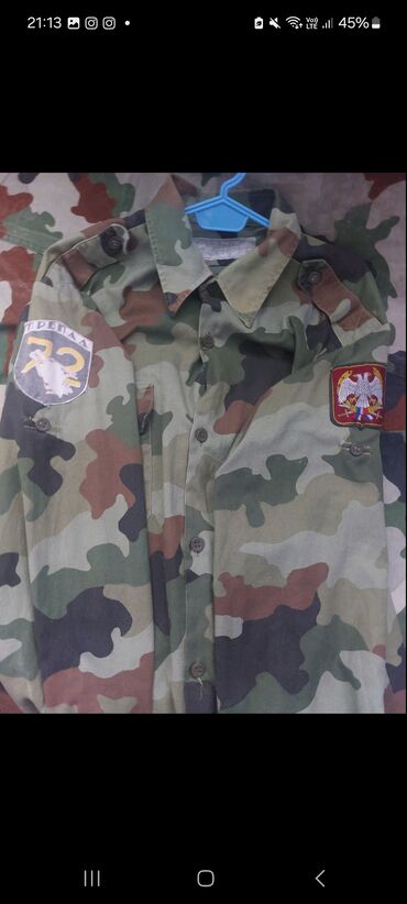 Oprema i sredstva za zaštitu: Košulja prepadni bataljon