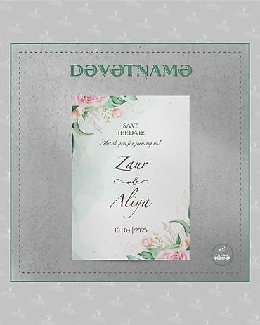 usta yeri: Dəvətnamə dizaynı – “Save the Date” kolleksiyası 💌 Toy dəvətnamələri — 5