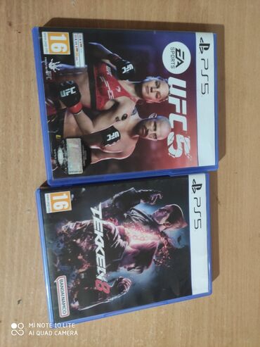 Игры для PlayStation: В комплекте две игры для PlayStation 5: UFC 5 и Tekken 8. UFC 5 от EA
