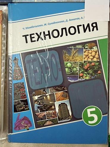 Учебники: Учебники, книги, каждая по 150 сомов, всего 14 книг — 5