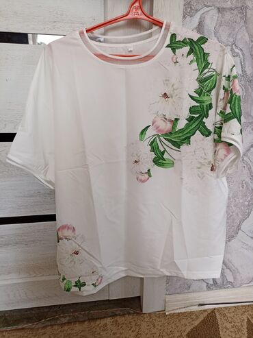 футболка 5xl: Блузка, Классическая модель, Шелк, В полоску