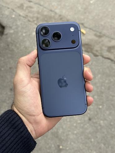 IPhone 17 Pro, 256 GB, Mavi, Simsiz şarj, Face ID