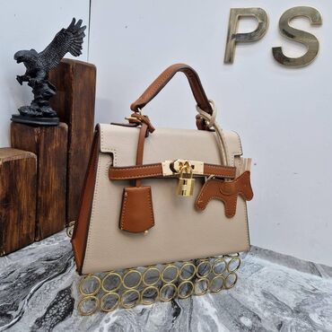 Torbe: Elegantna torbica, Hermes, Materijal: Koža, Lakovana koža — 16