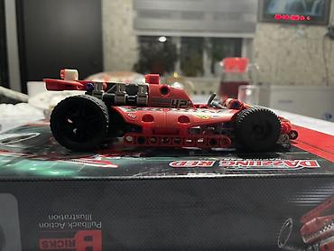 Другие строительные блоки: Конструктор DECOOL Dazzling Red Racing Car (модель 3412) - Тематика — 7