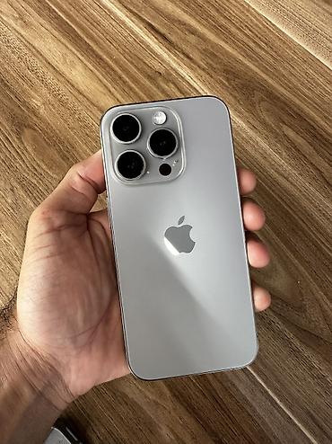 iphone mağaza: IPhone 15 Pro, 128 GB, Natural Titanium — 1