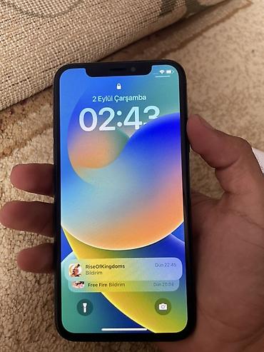 iphobe x: IPhone X, 64 GB, Qara, Face ID — 2