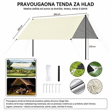 KMT Posrebreni kvadratni baldahin – živi i zlatni 2903892 Opis