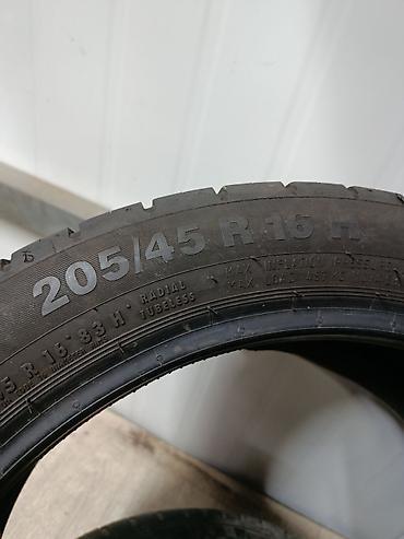 Транспорт: Шины 205 / 45 / R 16, Лето, Б/у, Пара, Легковые, Япония, Continental — 4