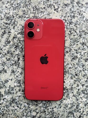 lalafo iphone: IPhone 12 mini, 128 ГБ, Красный, Беспроводная зарядка, Face ID