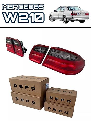 w210 salonu: W210 Arxa Komplekt stop Depo orjinal Oz gutusunda Reng solma yoxdur — 1